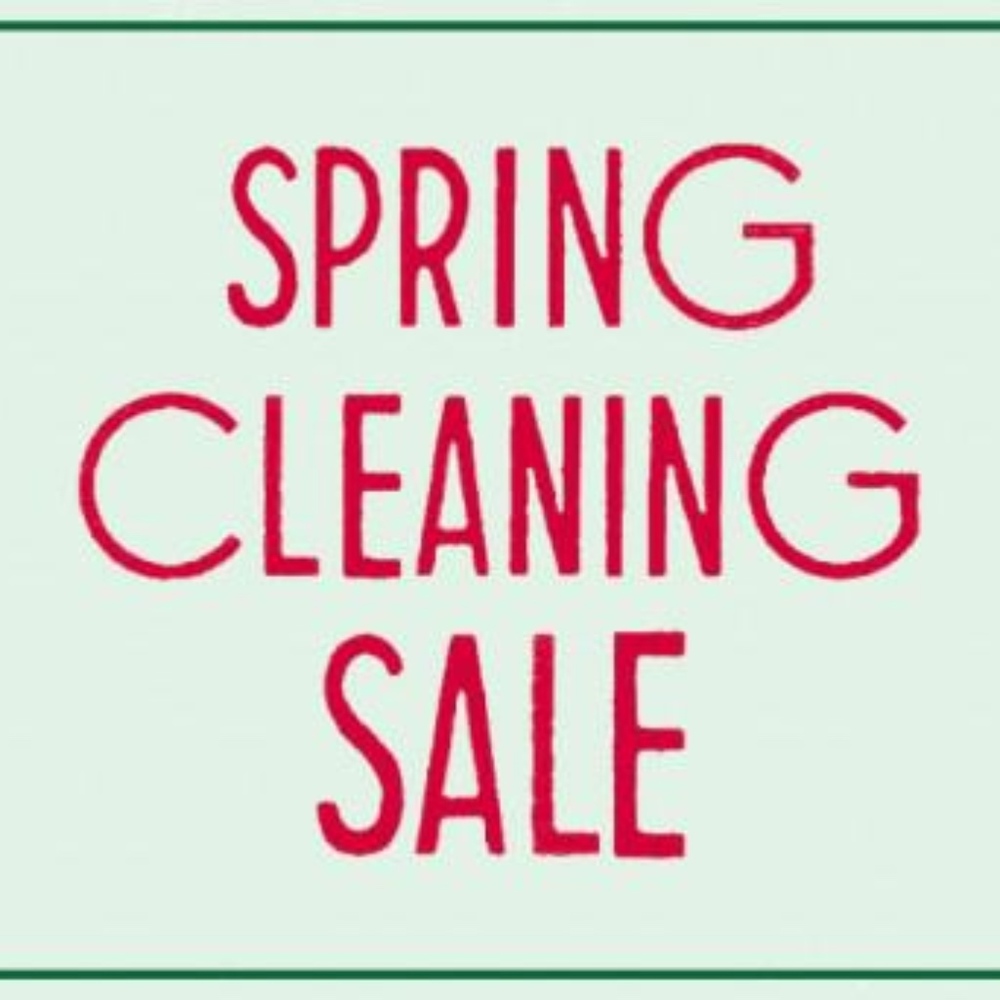 Spring Cleaning Sale